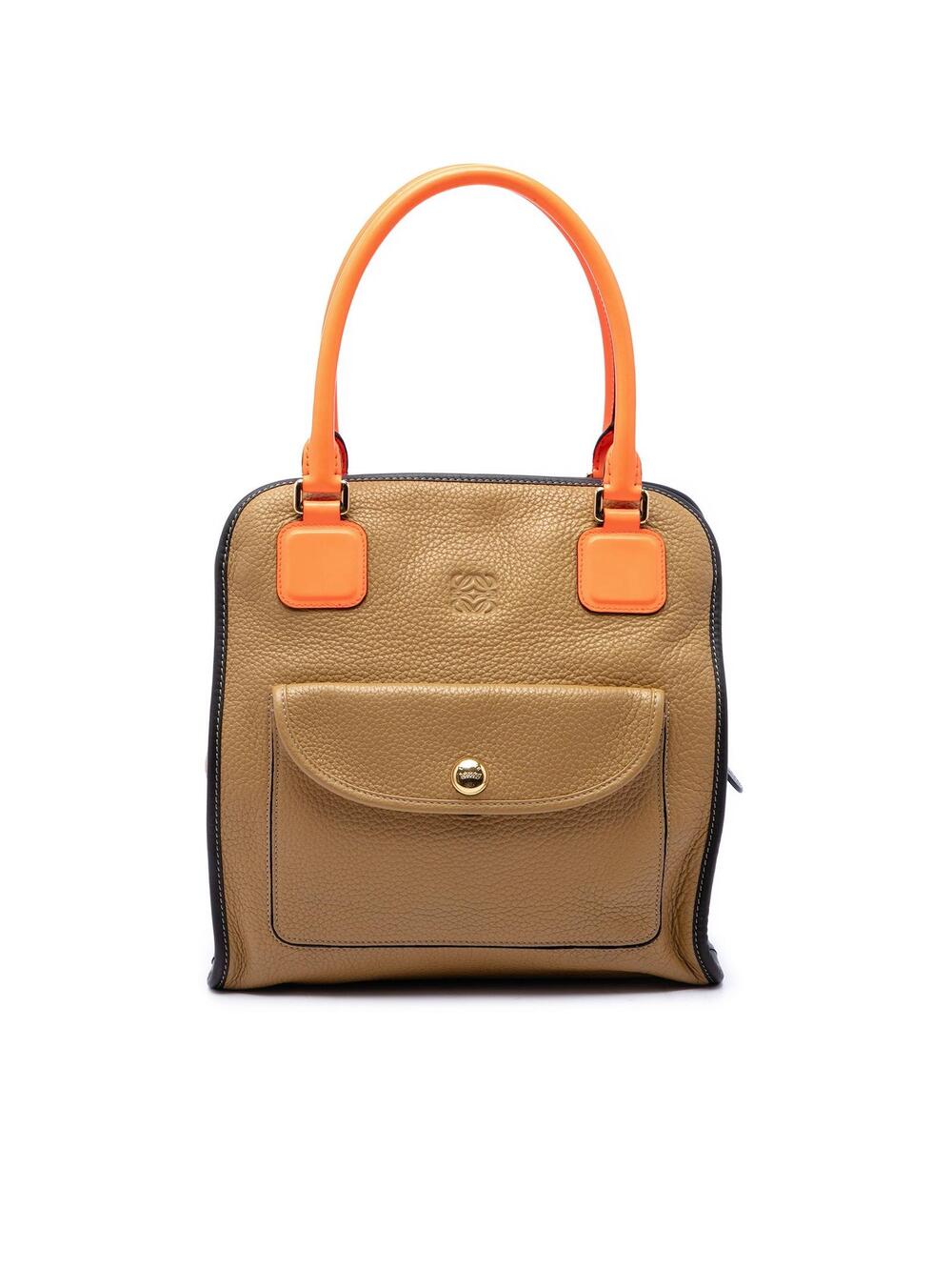 Loewe Tricolor Leather Anagram Oro #361663L47B